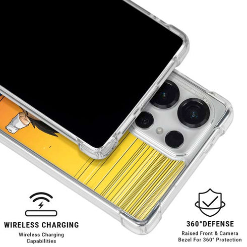 Dragon Ball Z Goku & Vegeta Galaxy S25 Ultra Clear Case